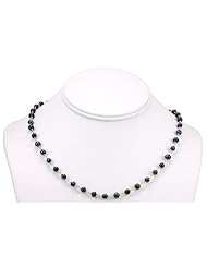 14k Gold Vermeil Peacock Pearl Necklace Black Blue Pearls Freshwater Natural