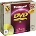 Panasonic DVD-R 10 PACK, 120MIN. This Disc is in Conformity with the DVD-R for general version 2.0 4xSPEED DVD-R Revision 1.0 Standard/ 8X-Speed DVD-R Revision 3.0 Standard and is capable of recording at 1-8x speed.