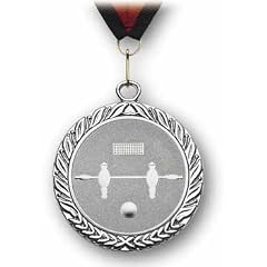 Medaille Kicker Silber mit Band