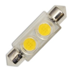 Bulbrite LED/FEST/12 12V LED Miniature Festoon Light Bulb, Warm White
