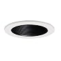 Halo 993P 4-Inch Black Coilex Baffle with White Trim