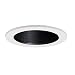 Halo 4-Inch Black Coilex Baffle with White Trim #993P