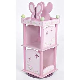 Levels of Discovery Sugar Plum Revolving Bookcase by Levels of Discovery