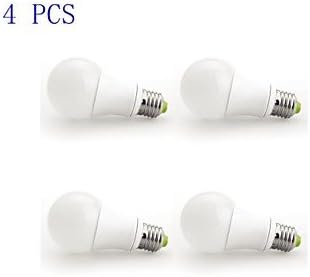 Bulb, 4PCS A60 E27 12W(=Incan 100W) CRI>80 COB LED 1160LM 6000K Cool White Light LED Globe Bulb (AC 100-240V)