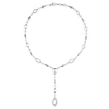 STUDIO 925: *ANNABELLE CHAMPAGNE PAVE NECKLACE*