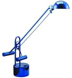 Halotech II Halogen Desk Lamp - Blue Chrome Halotech II Halogen Desk Lamp - Blue Chrome