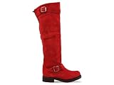 Jeffrey Campbell Wishlist in Red Suede Size 9