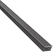 PVC U-Channel, NSF-61, Gray, 0.08" Thick, 0.94" Width, 1.57" Leg Length, 12" Length