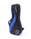 Fusion F4-25 U S Bb Soprano Ukulele Gig Bag - Black/blue
