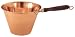 Kitchen & Housewares : Old Dutch Solid Copper Polenta Pan with Wooden Handle, 5 Quart