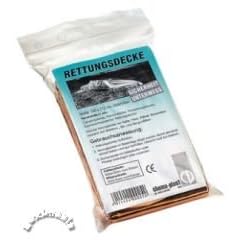 Rettungsdecke Gold/Silber 160x210 cm
