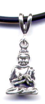 Buy 13 Black Buddha Necklace Sterling Silver Jewelry by O Joy Jewelry now!