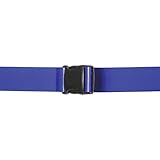 AliMed Wipeable Gait Belt, Blue 54"L