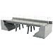 N KIT Modern Concrete Segment Bridge, Set A