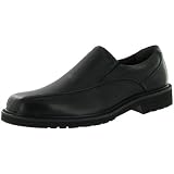ROCKPORT Jetmore Mens Black Leather Loafer Shoes