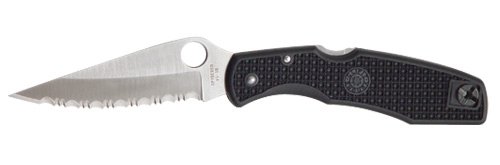 New Spyderco Endura Folding Knife Stainless Spyderedge Spear Point/Oval Thumb Hole Lock Blade C10sbk