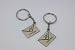 love letter couple keychain