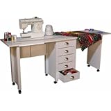 Venture Horizon 1019 Double Mobile Desk and Craft Center