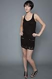 Obey The Cherokee Studded Tank Dress,Dresses for Women