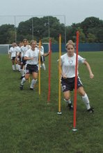 Soccer Agility Poles
