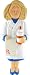 3205 Pharmacist: Female Blonde Ornament