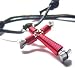 Red Horseshoe Nail Cross Necklace