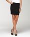 Satin Striped Pencil Skirt - black (2)