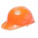 Hard Hat High Visibility Orange Ratchet Adjustment Each