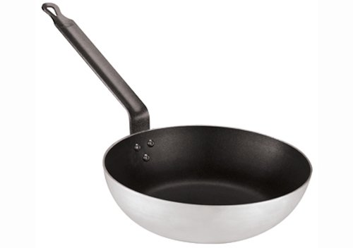 Paderno World Cuisine 11-Inch Non-Stick Splayed Saute Pan, PTFE and PFOA Free