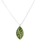 Reversible Handmade Tree of Life/Leaf Pendant Necklace
