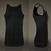 OrangeTag Men's Shaper Slimming shirt Elastic Sculpting Vest Black (XL)