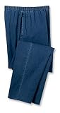 Comfort Denim Pull-On Pants