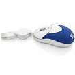 Travel Size Optical Mouse for all Netbooks and Notebooks - with Retractable USB Cord