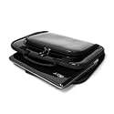CaseCrown Double Memory Foam Netbook Case with Shoulder Strap (Metallic Black) For Samsung NC10-14GBK 10.2-Inch Netbook