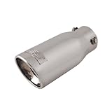 DC Sport EX-1010 Stainless Steel Resonated Slant Cut Bolt-on Exhaust Tip by DC Sports