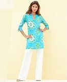 Echo Cotton Ikat Floral Tunic