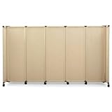 Versare Solutions Versare MP10 Ten Foot Wide Mobile Privacy Screen Room Divider - MP10 6FT 10 BLACK