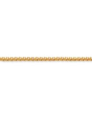 14K Gold Holds 34 1.9mm Stones .95ct Hugs & Kisses Tennis Bracelet Mounting