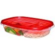 Rubbermaid Home FG7F57RE-TCHIL 3-Piece Divided Food Storage Container