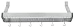 Cuisinart CRBS-36B Chef's Classic 36-Inch Rectangular Wall-Mount Bookshelf Rack, Brushed Stainless