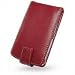 Leather Case for Motorola Q - Flip Type (Red)