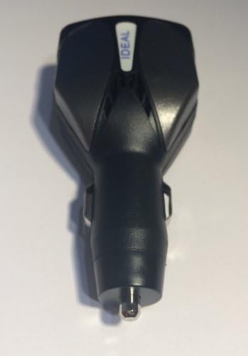 Crystal Shells Lightning 3 USB Port Super Fast Car Charger with Powerful 5A Charges 2 iPads/Tablets or 3 USB Devices Concurrently with 10 Cords (USB-BLK)