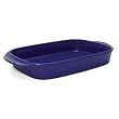 Chantal 3.25 Quart Rectangle Baker, Glossy Indigo Blue
