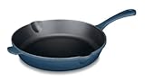IMAGE OF Cuisinart Chef's Classic Enameled Cast Iron 10-Inch Round Fry Pan, Provencal Blue