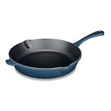 Cuisinart Chef's Classic Enameled Cast Iron 10-Inch Round Fry Pan, Provencal Blue
