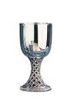 ALCHEMY GOTHIC ~ OENGHUS - God Of Fatal Love ~ Wine Goblet - Polished English Pewter - Celtic Knot - AAG18