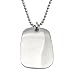 Men's New 2 Tone Dog Tag Chain In 24 Inches Necklace By Steelx