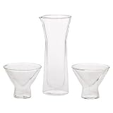 Luigi Bormioli Duos 3-Piece Martini Set