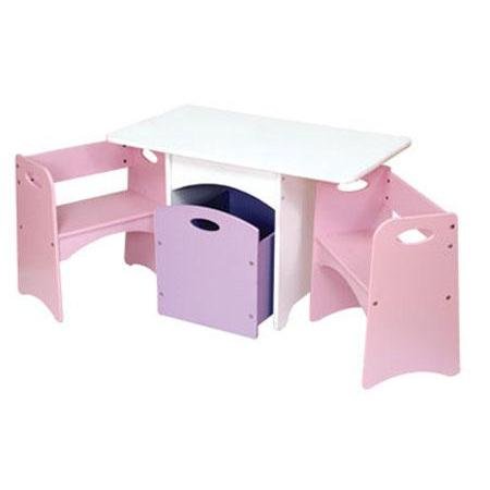 KidKraft Table with Pastel Benches