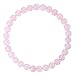 BRCbeads Gemstone Bracelets Natural Rose Quartz Genuine Gemstones Birthstone Handmade Healing Power Crystal Beads Elastic Stretch 6mm 7.5 Inch with Gift Box Unisex